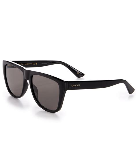 57mm round core sunglasses gucci|gucci square sunglasses men.